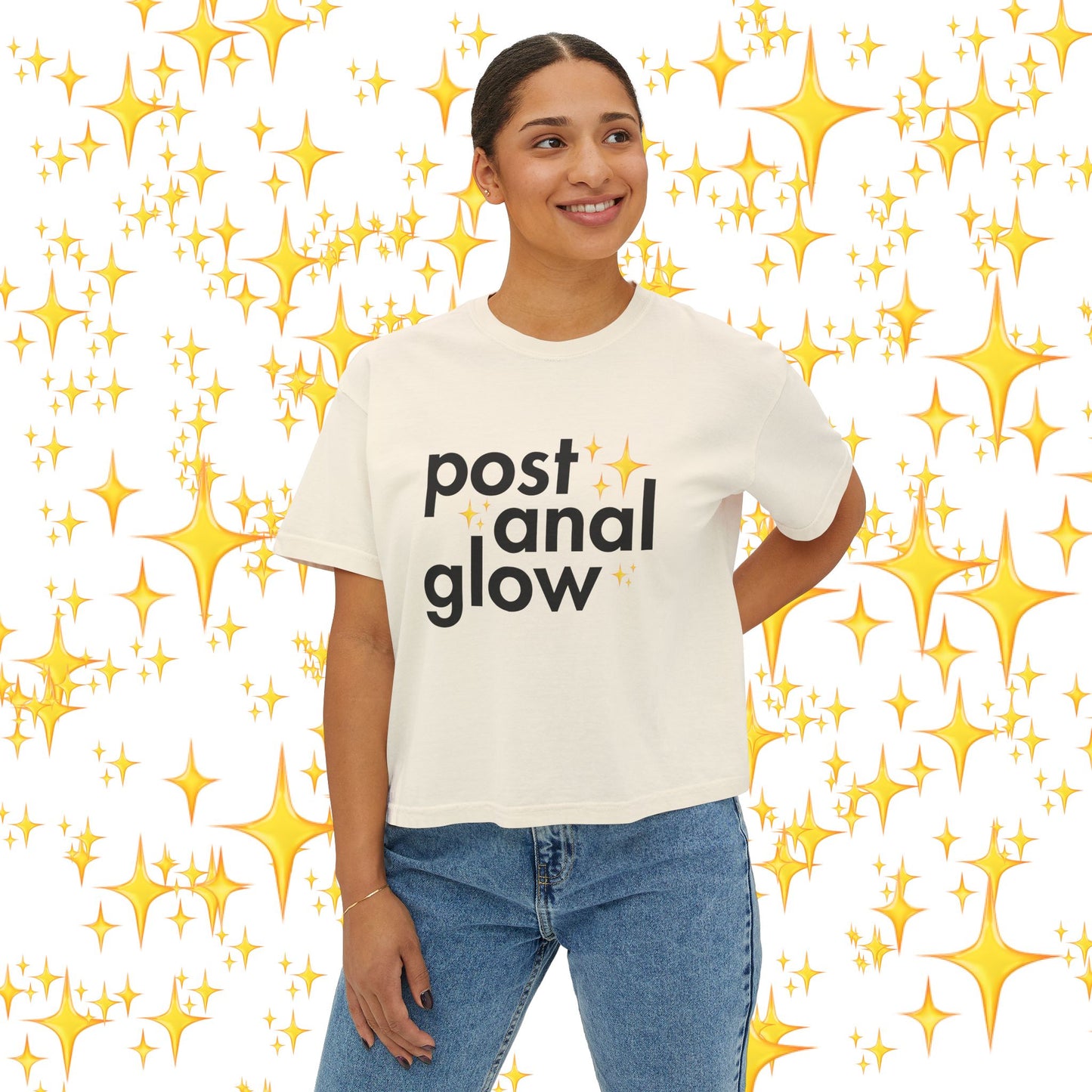 Post Anal Glow Gays + Girls Boxy Tee